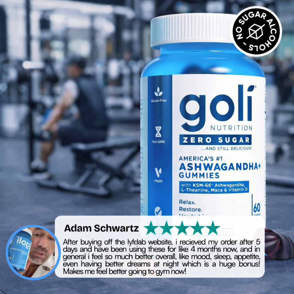 LyfeLabs™ Ashwagandha KSM-66 Stress & Recovery Support (Trusted by USA doctors)