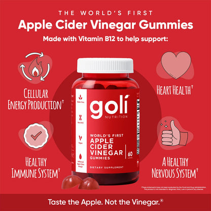 LyfeLabs™ Apple Cider Vinegar Gummies Immune & Heart Health Support (Trusted by USA doctors)